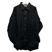 ANCELLM アンセルム 22AW LINENSUEDE OVERSIZED LS SHIRT リネンスウェードオーバーサイズシャツ ANC-SH10